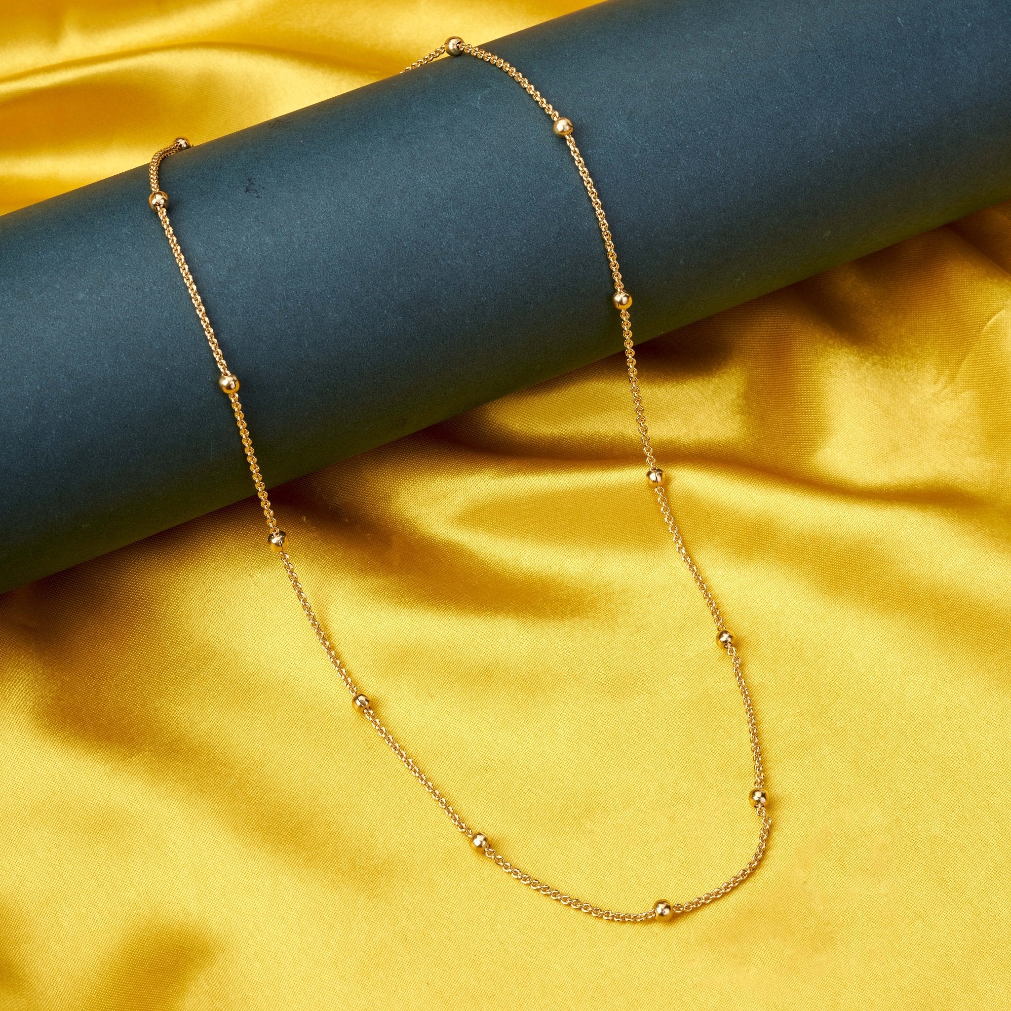 Radiant Bloom Gold Plated Chain