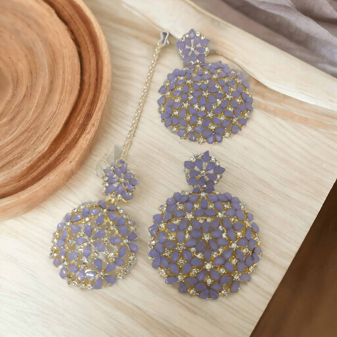 Radiant Earring With Tika Combo