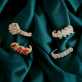 Radiant Multicolor Nose Pin Collection (Pack of 4)