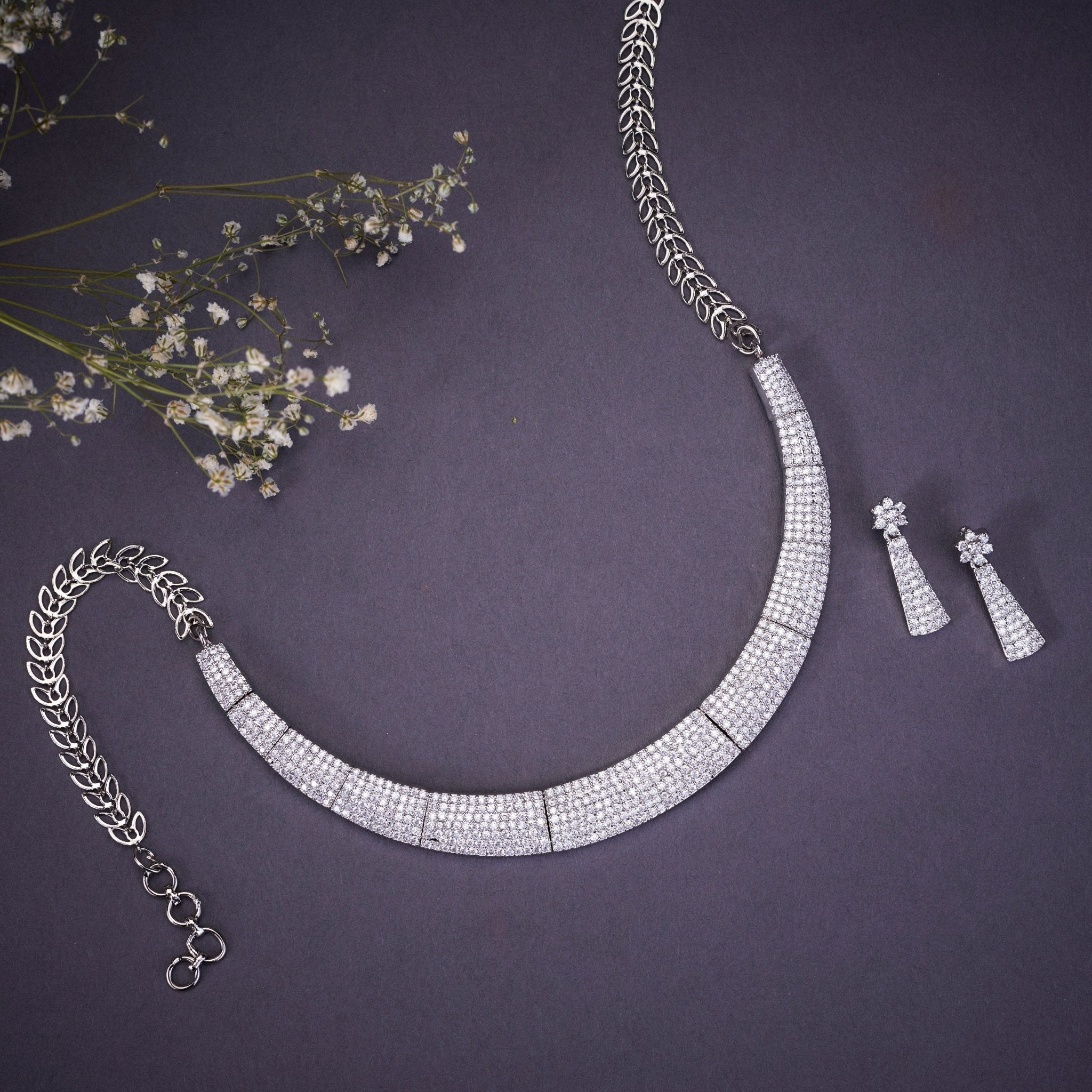 Radiant White Elegance Necklace