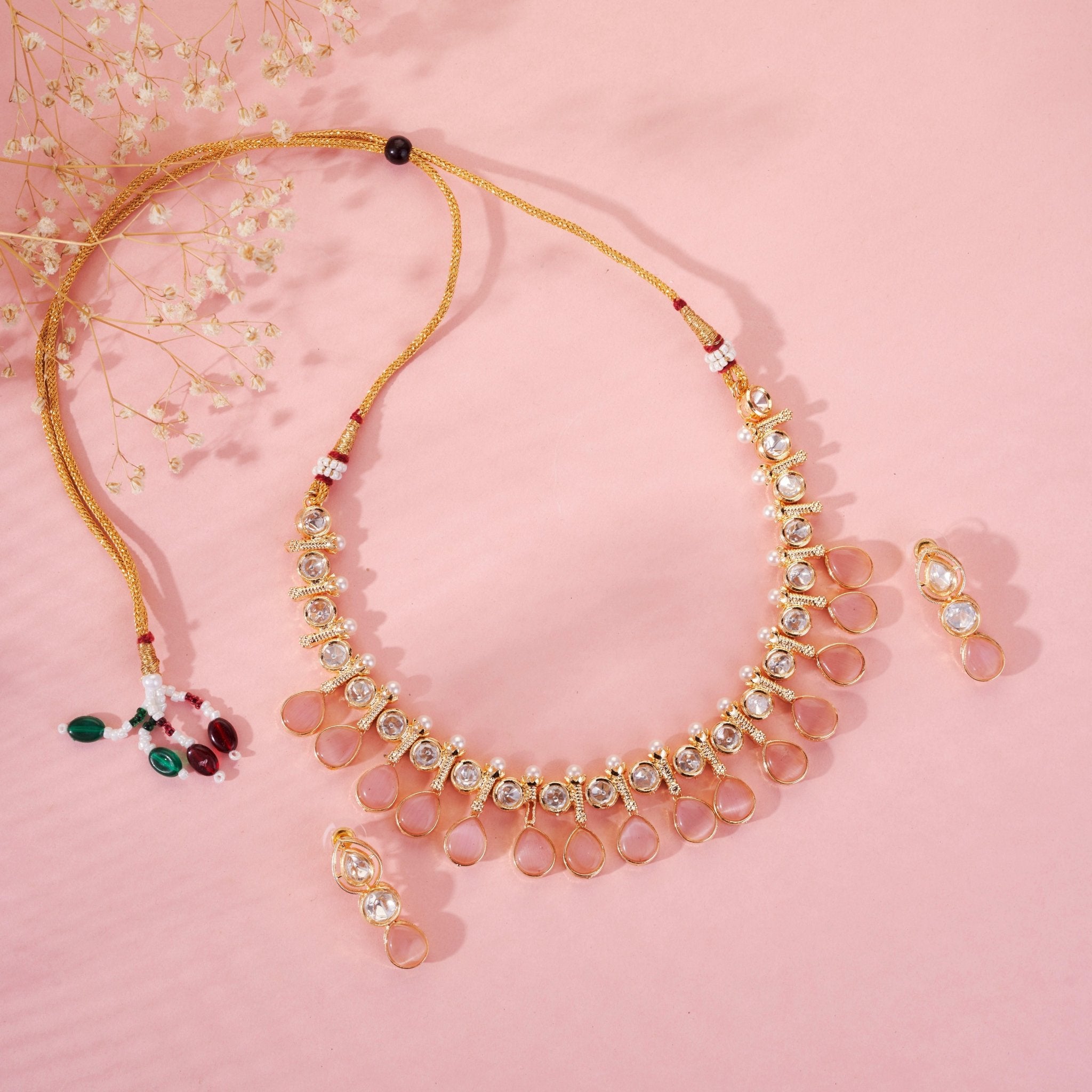 Regal Harmony Kundan Style Necklace Set