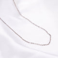 Rhodium Plated Cabel Chain