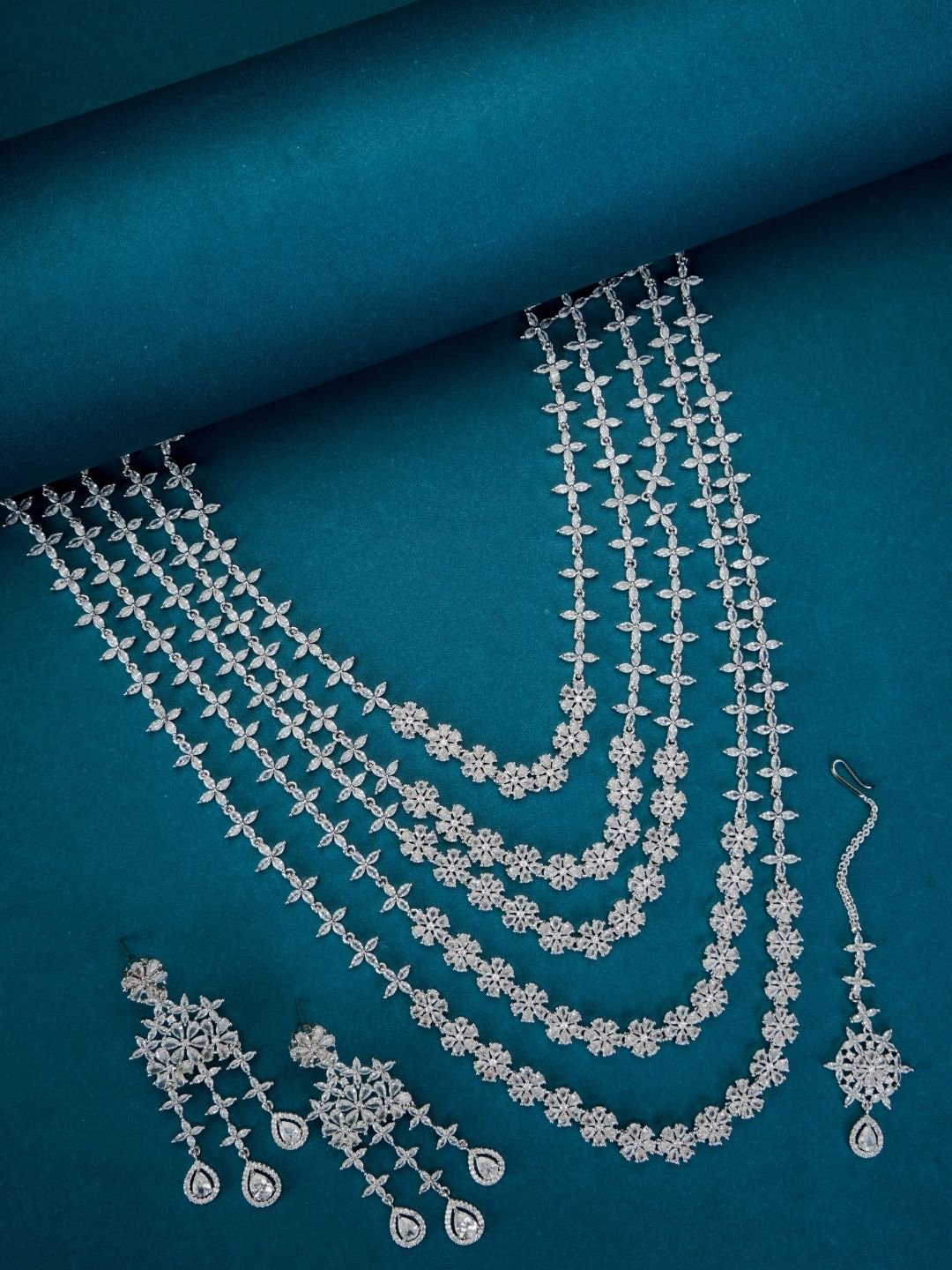 Rhodium White Elegance Necklace
