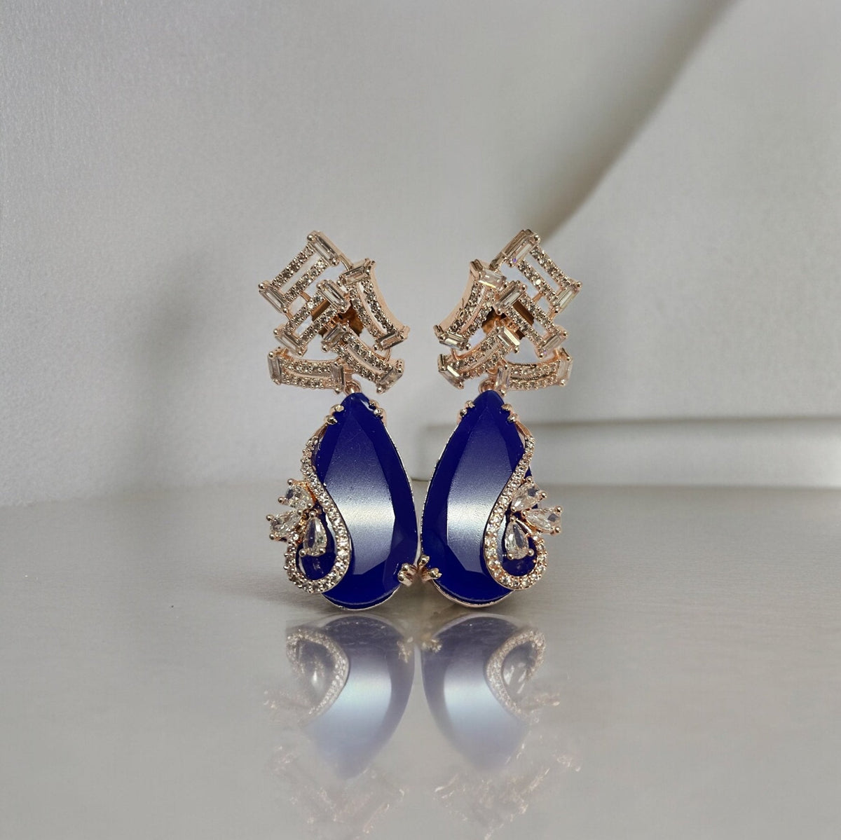 Roseate Tear Glamour Earrings