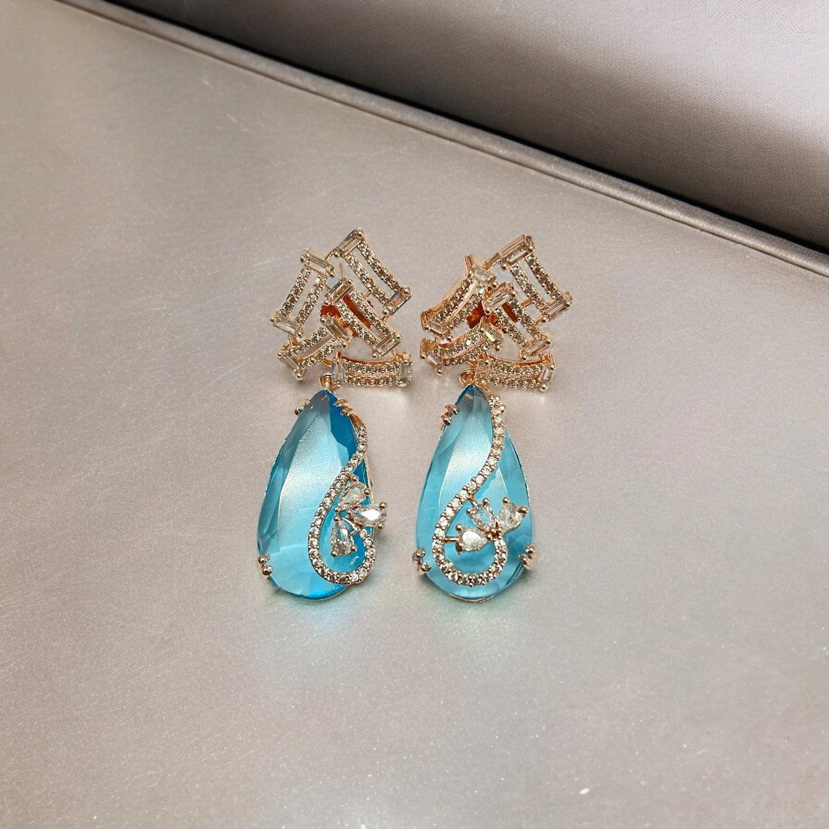 Roseate Tear Glamour Earrings