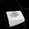 Royal Empress Rhodium Ring