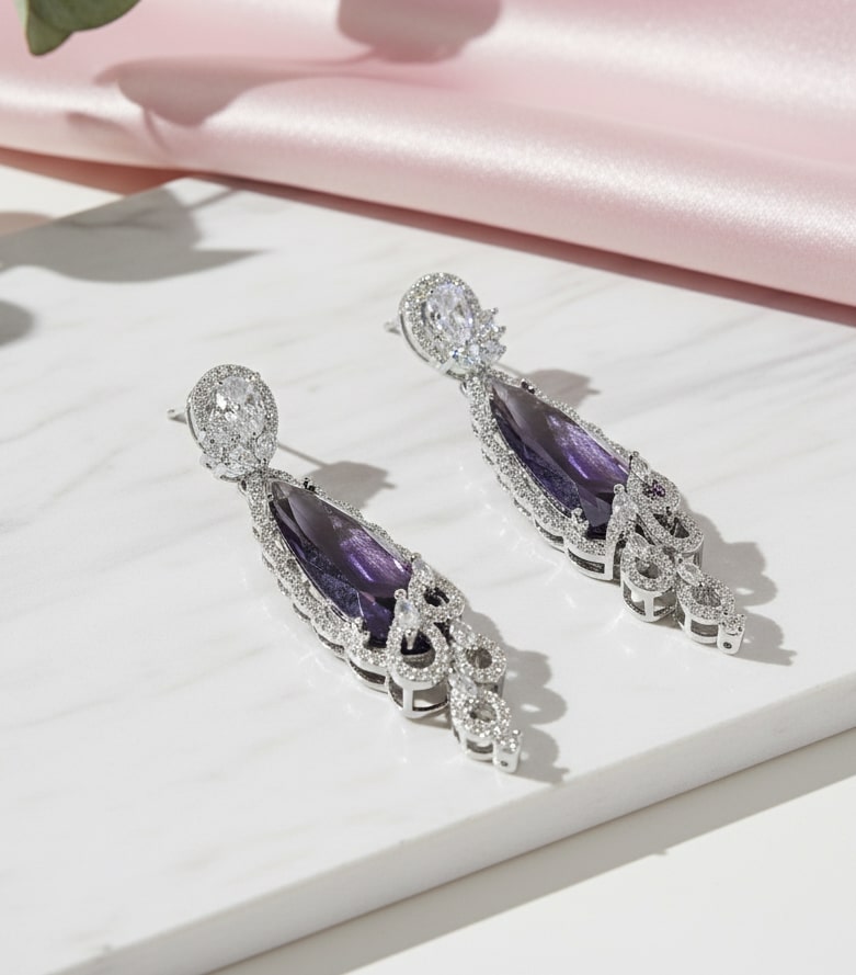 Scarlet Symphony Earrings