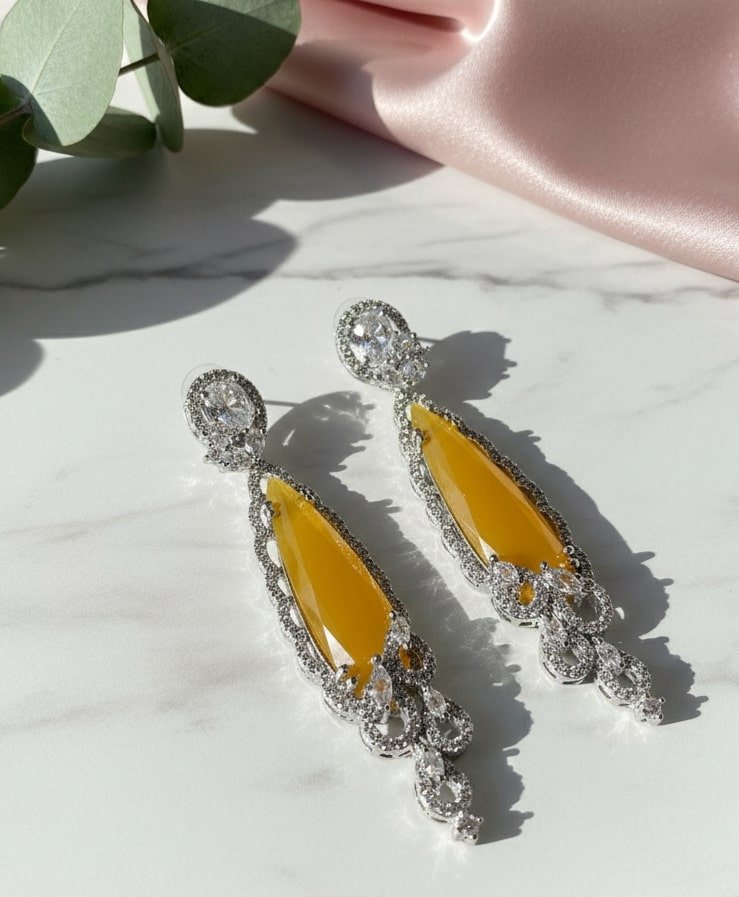 Scarlet Symphony Earrings