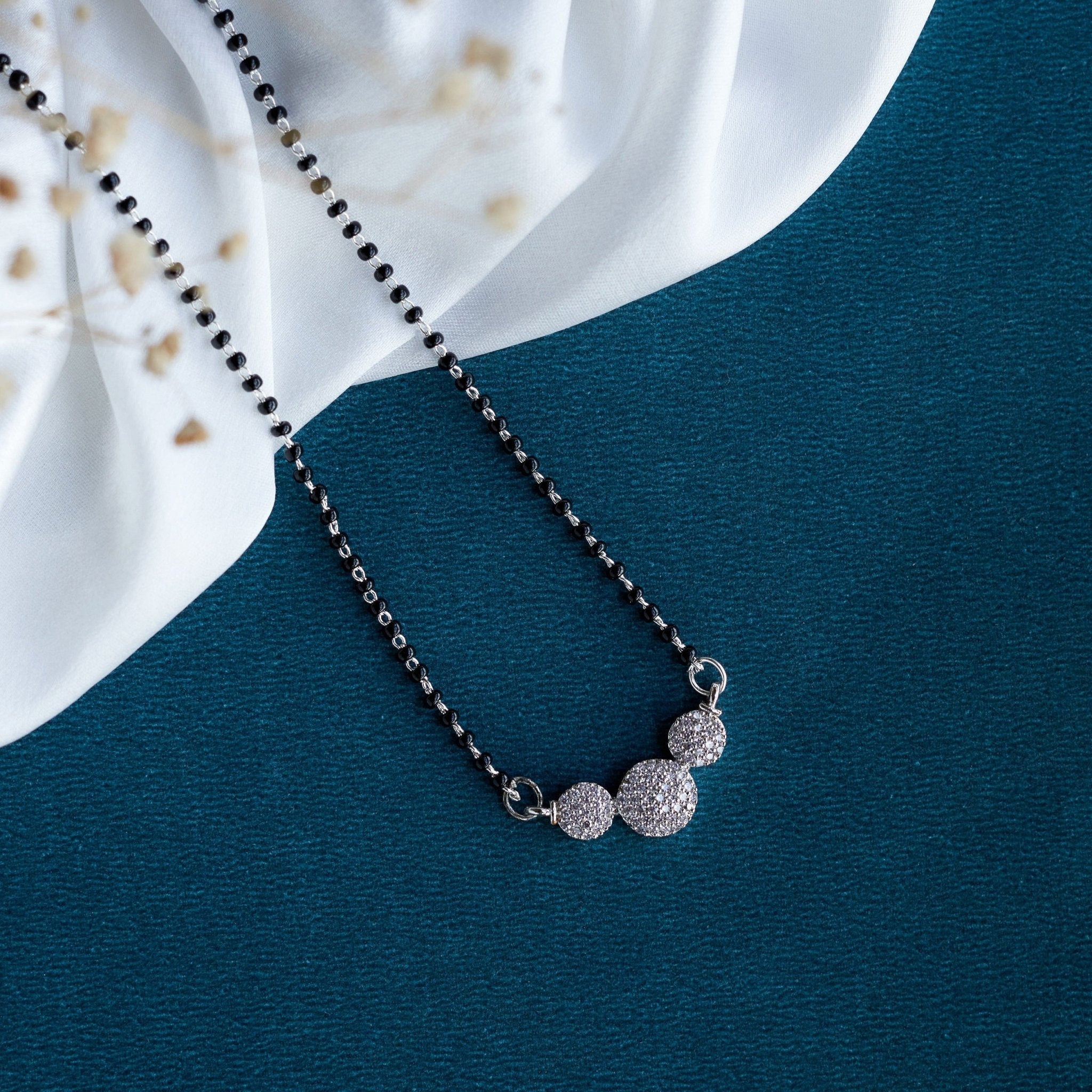 Serene Promise Rhodium Mangalsutra