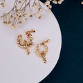 Shimmering Gold Plated Combo Nose Pins