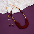 Sitaramani Beaded Gold Plated Necklace Set