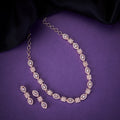 Sophisticated White Rose Necklace