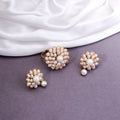 Stardust Gold Plated Ring and Stud Combo