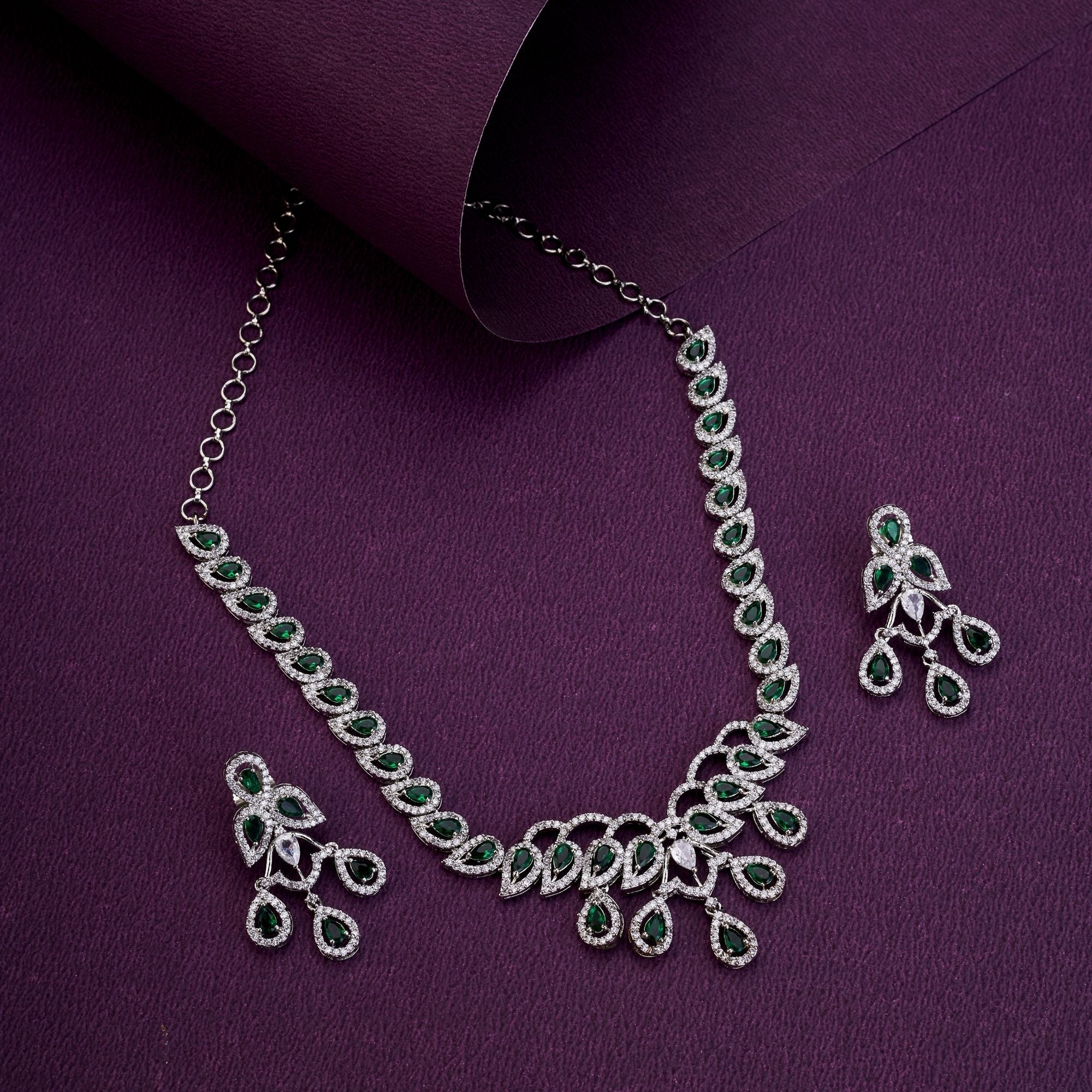 Starlight Cascade Necklace Set