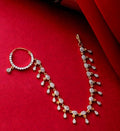 Starlit Sparkle Two tone Nose Pin