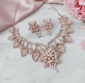 Timeless Flower Petals Rose Gold Necklace