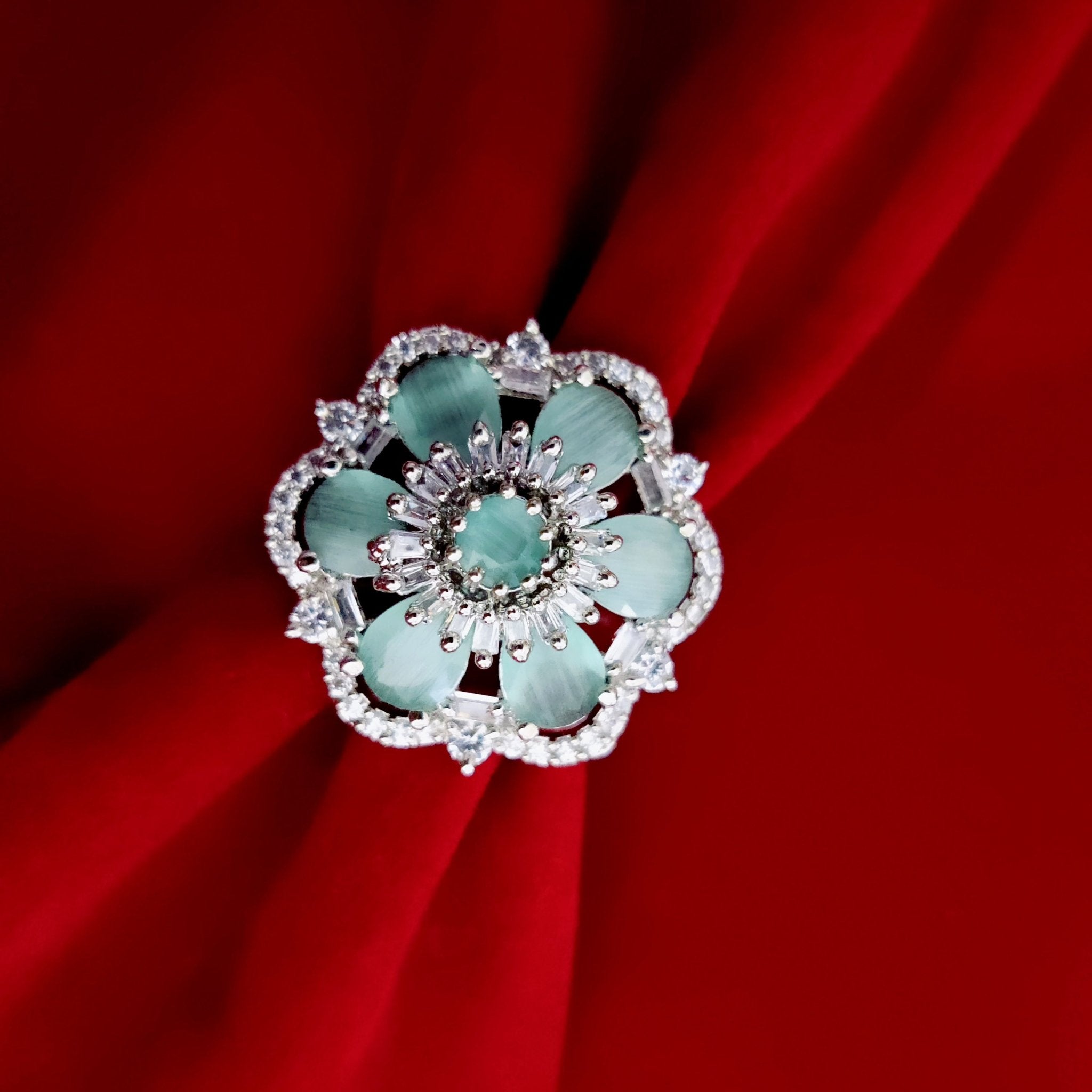 Timeless Luster White Rhodium Ring