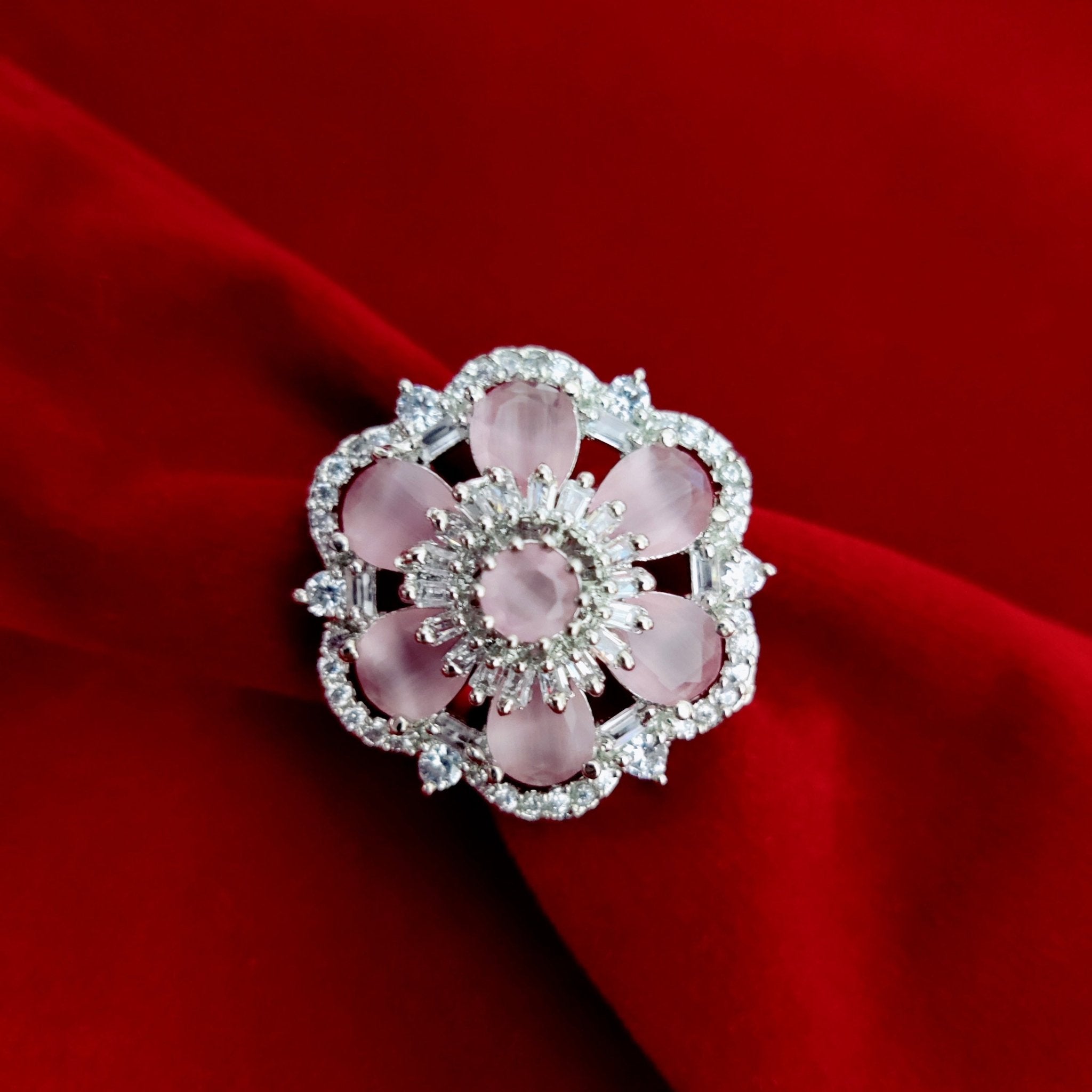 Timeless Luster White Rhodium Ring