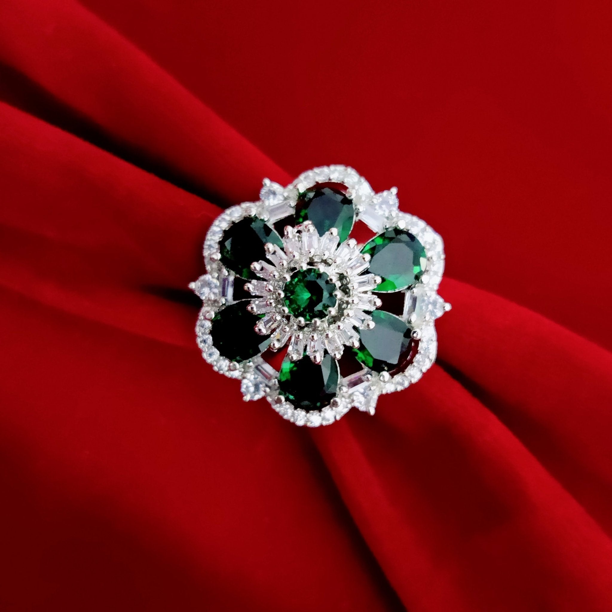Timeless Luster White Rhodium Ring