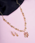 Traditional Peacock Gold Plated Necklace Set