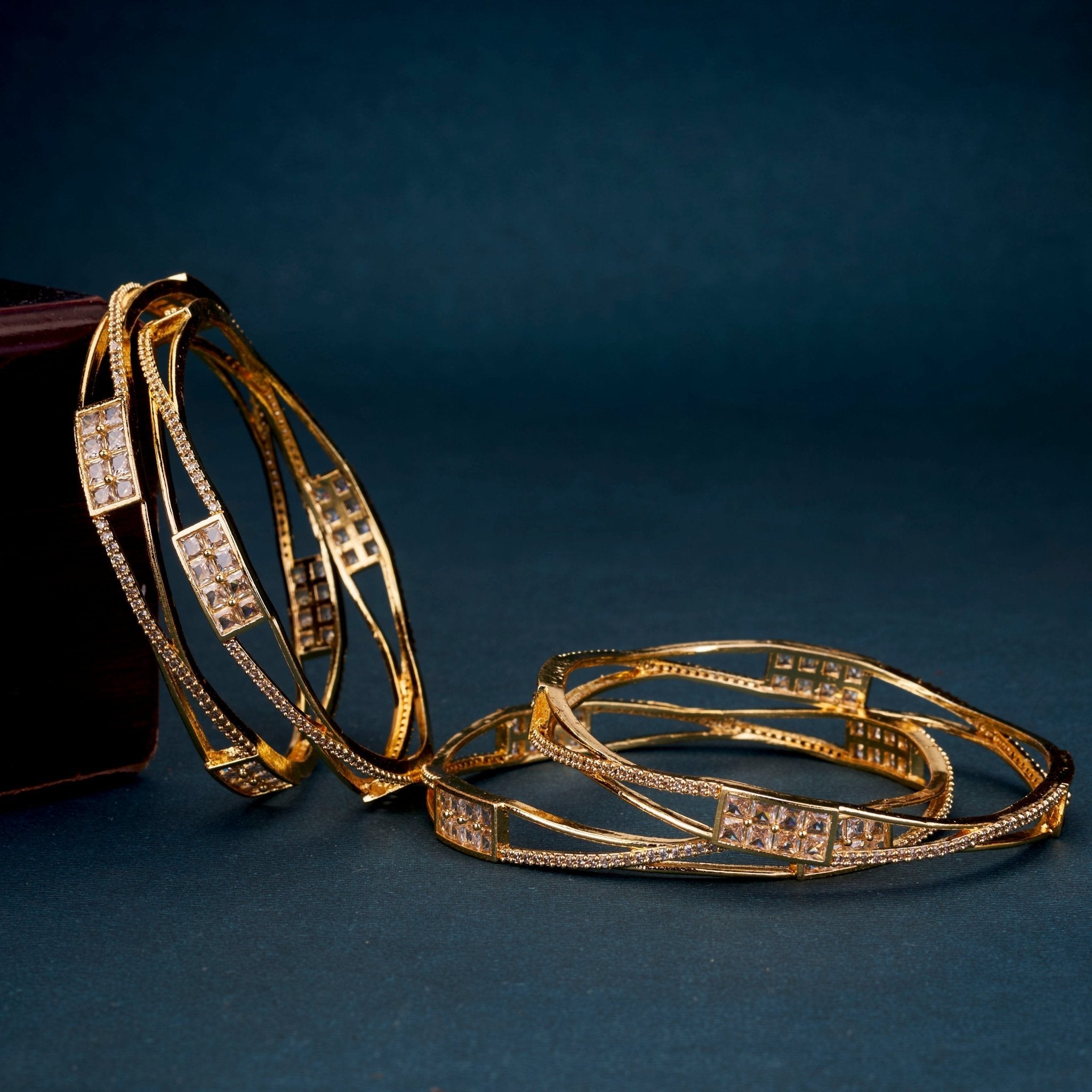 Veloura Gold Plated Bangles