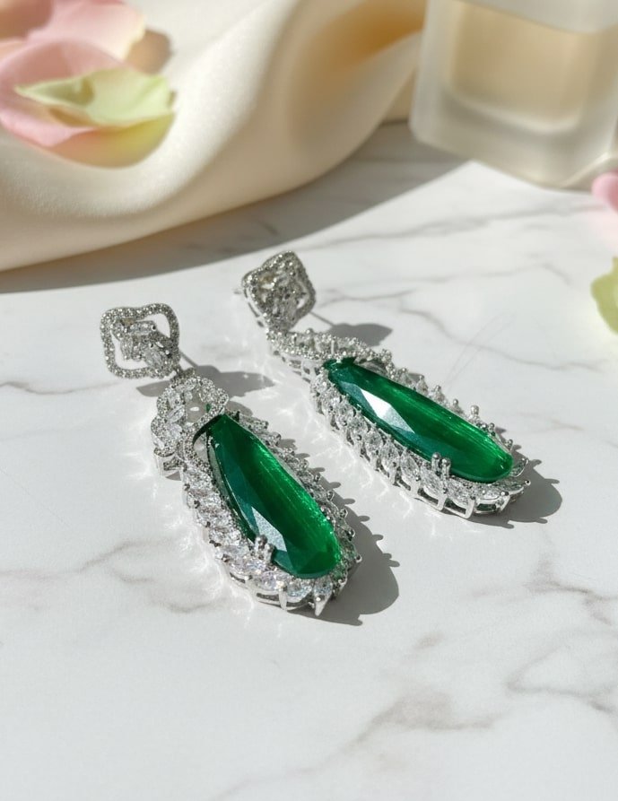 Verdant Luxe Danglers Earrings