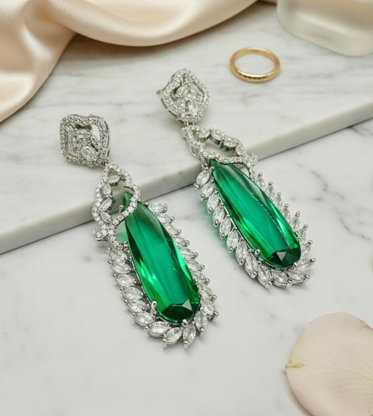 Verdant Luxe Danglers Earrings