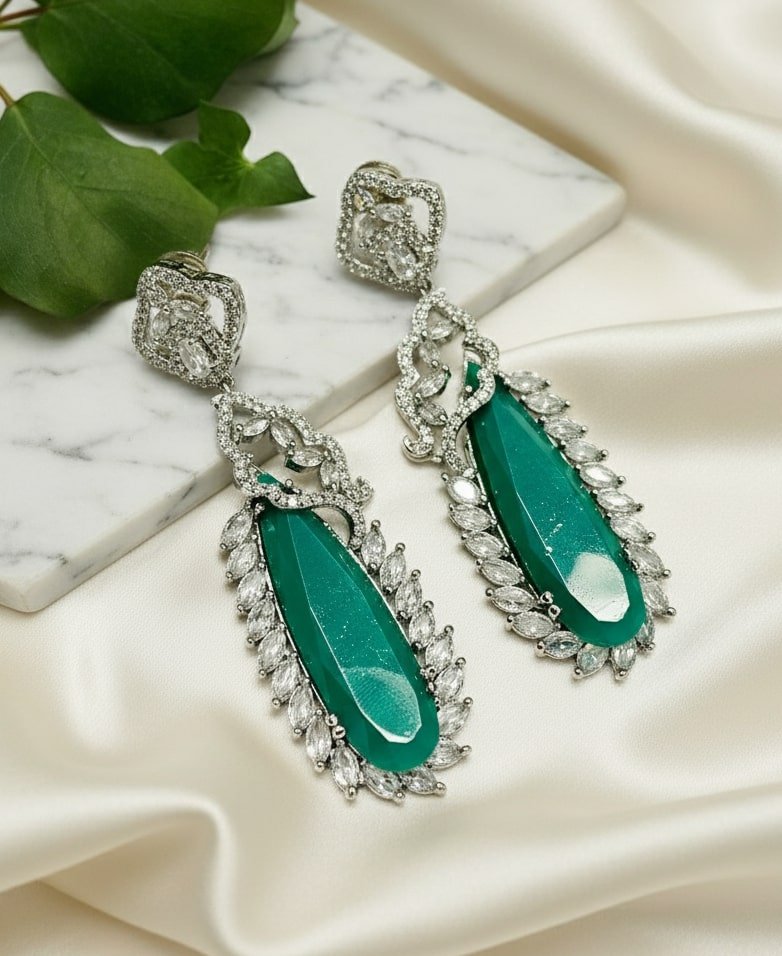 Verdant Luxe Danglers Earrings