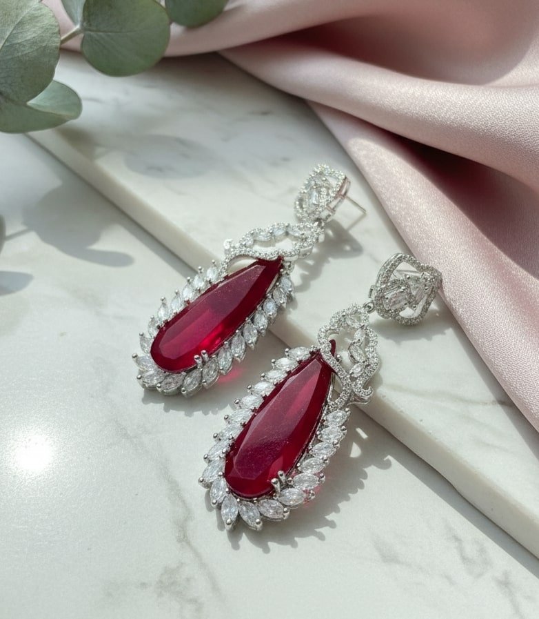 Verdant Luxe Danglers Earrings