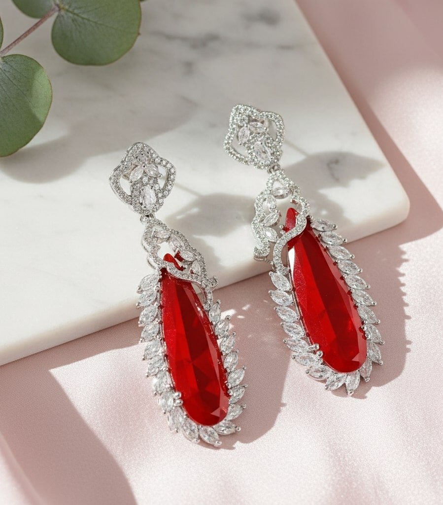 Verdant Luxe Danglers Earrings