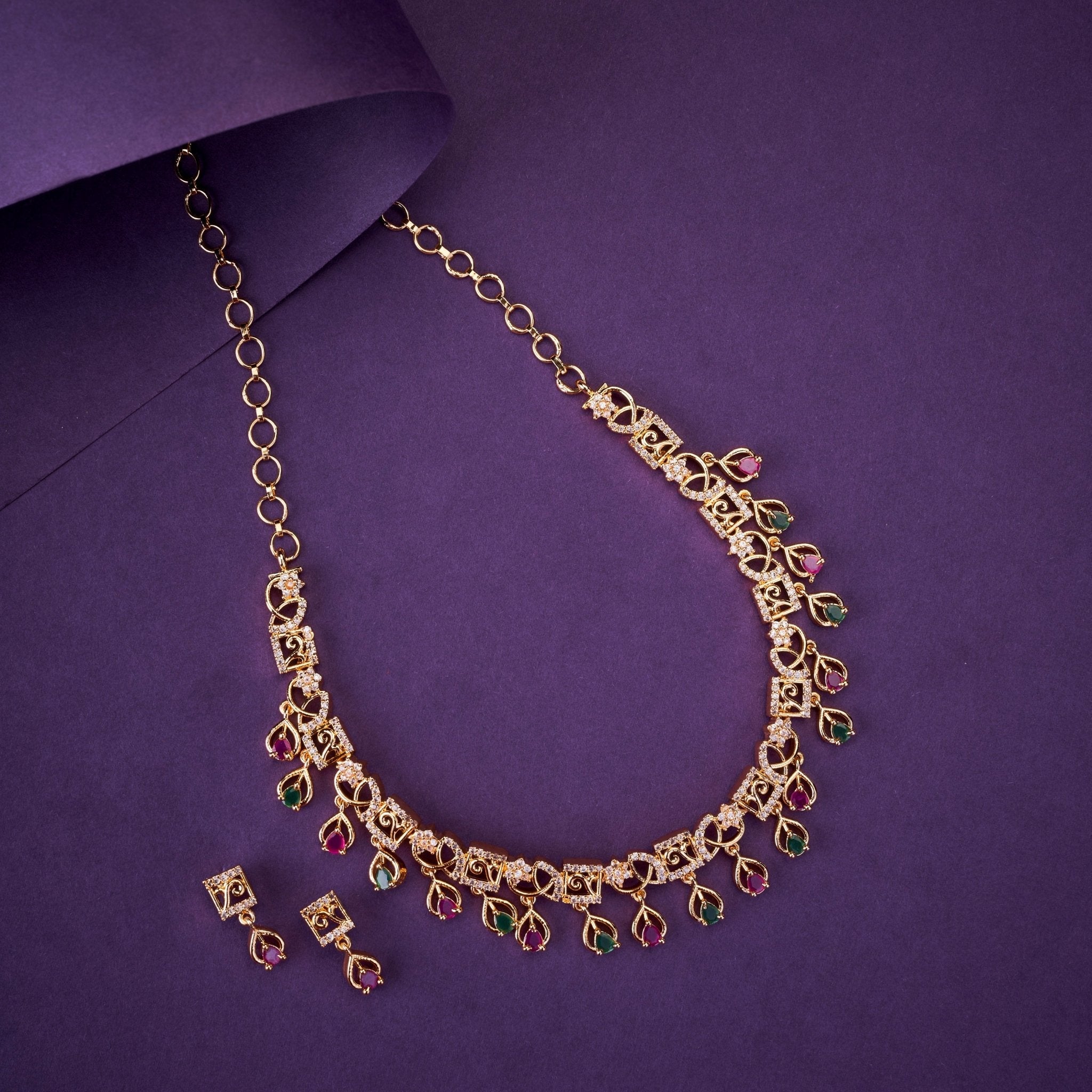 Vibrant Cascade Necklace
