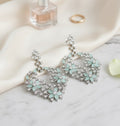 Vibrant Rhodium Earrings