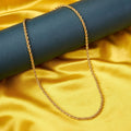 Zig-Zag Gold Plated Chain