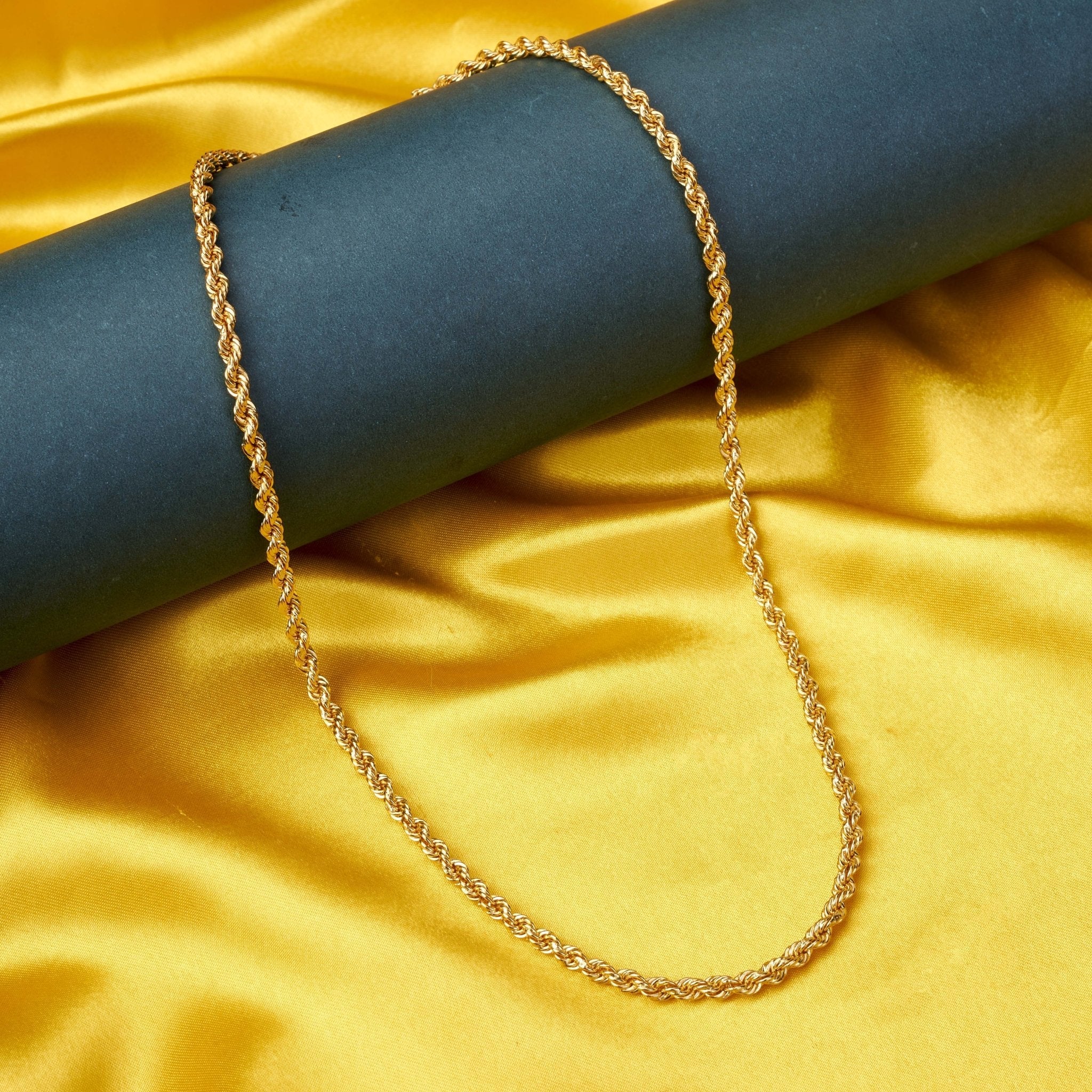 Zig-Zag Gold Plated Chain